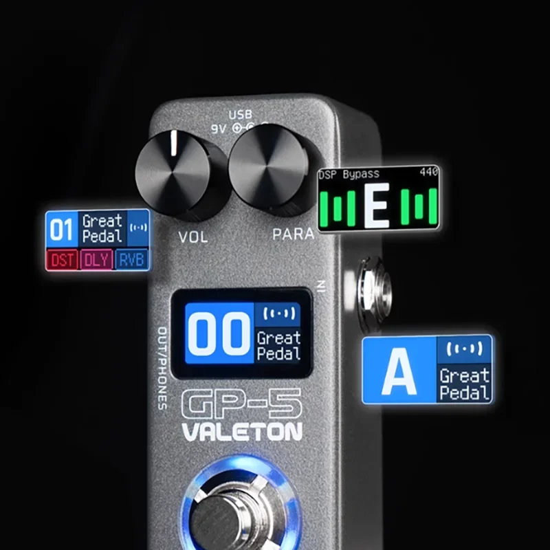 【値下げ交渉歓迎】GP-5 valeton【即購入可】 Valeton GP-5 Portable Electric Guitar Multi-Effects Processor NAM