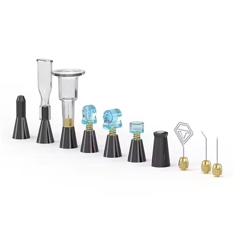 Newest 2 Handles Cold and Warm Plasma Hybrid Plasma Pen Ozone Eyelid Lift Hair Growth Acne Wrinkles Removal With 10 Heads