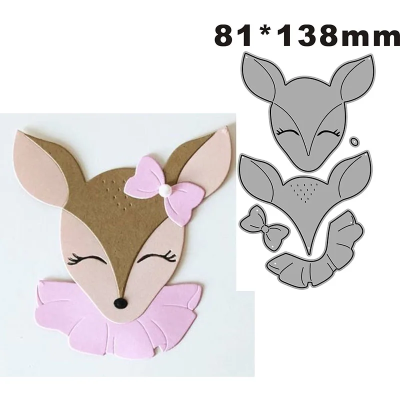 Cutting Dies Stamps Scrapbooking Deer Die Cutting Metal Scrapbooking