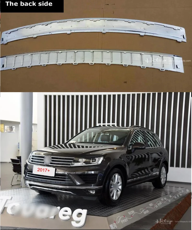 Protecteur De Pare-Chocs Pour VW TOUAREG II | 7P | Entre 2010-2018 En Acier MATE Protecteur De Pare-Chocs Pour VW TOUAREG II | 7P | Entre 2010-2018 En Acier MATE