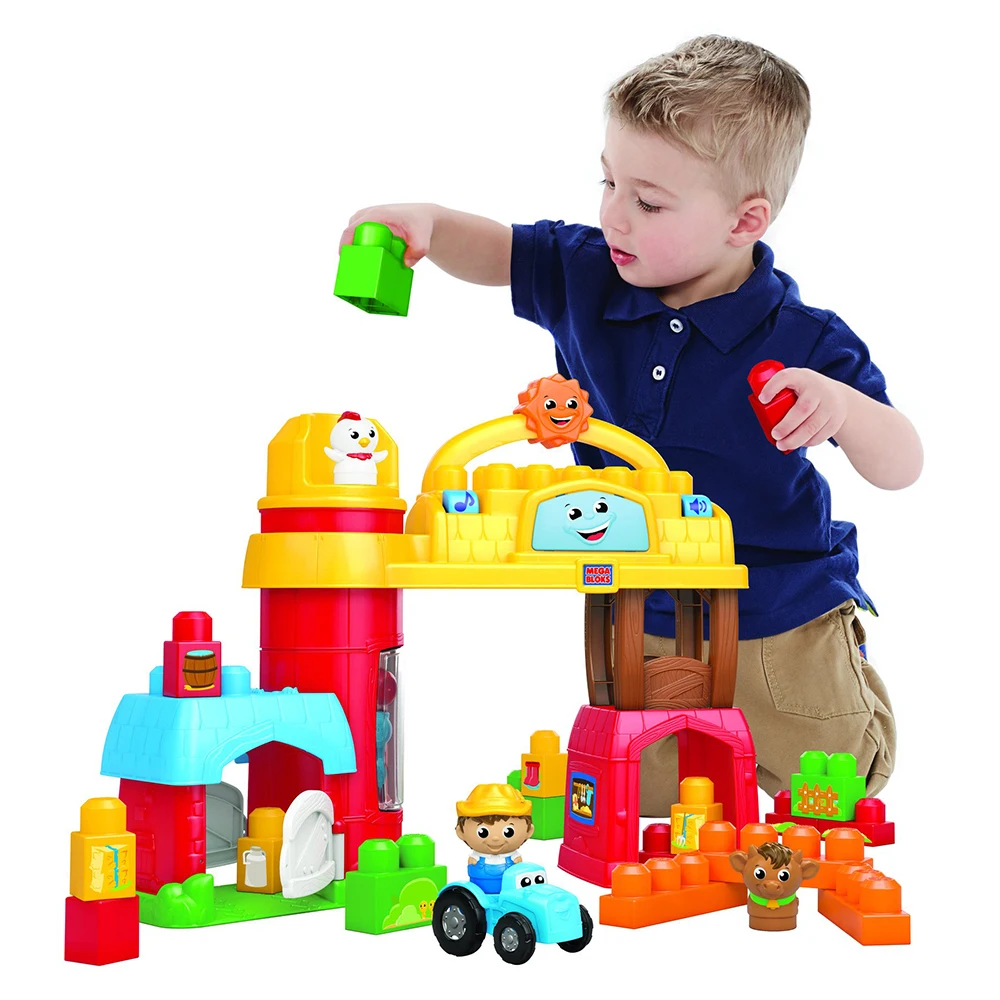 Mega Bloks First Builders Bobby Barn Musical Farm Children Toy
