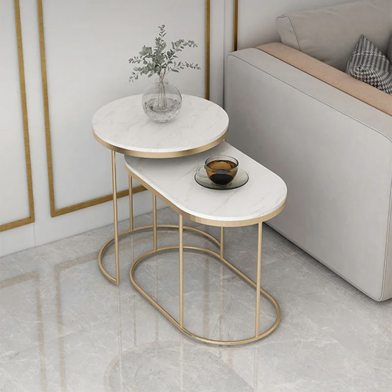

Side Table Round Corners Nordic Round Coffee Table Large Irregular Retro Coffee Tables Modern Design Low Simple Table Modern