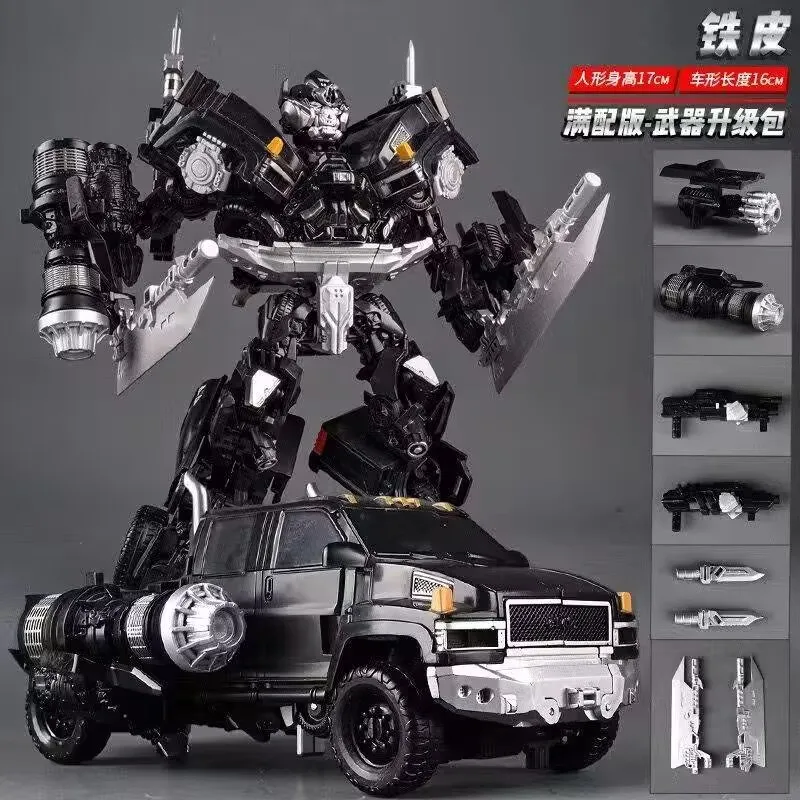 

BAIWEI TW1026 TW-1026 Iron Sheet Pickup Truck Transformation Toy Robot Model Weapon Fully Equipped Version High 17cm
