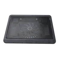 Laptop Fan Cooling Pad with Big Fans, Portable Laptop Cooling Fan with 2 in 1 USB Port, Blue LED Light, Adjustable Stand - Image 4