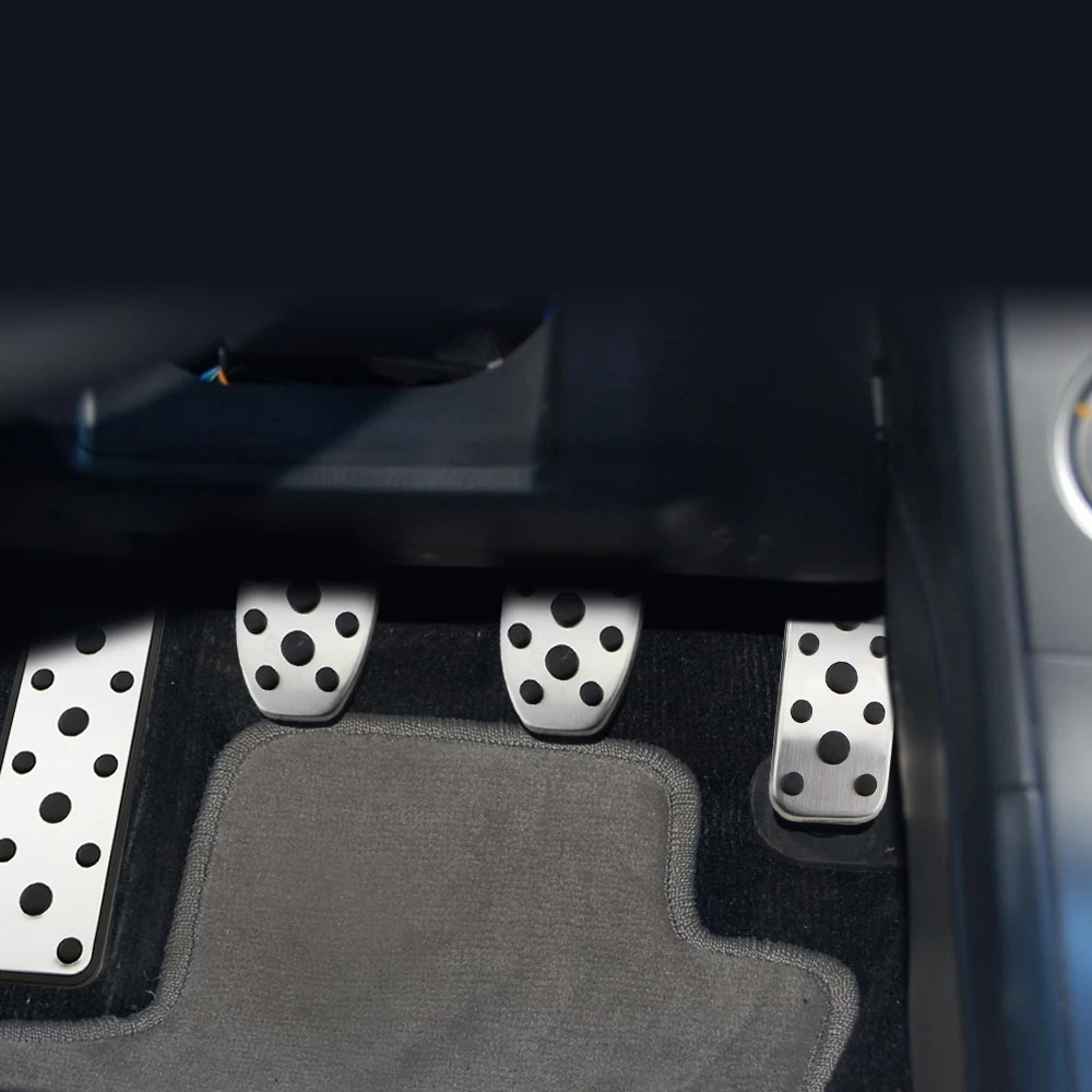 Stainless Steel Auto Pedal Cover for Subaru XV 2012-Forester 2006-Impreza 2006 2015 AT MT Car Pedals Pads Case car pedals pedal cover stainless steel pedal cover