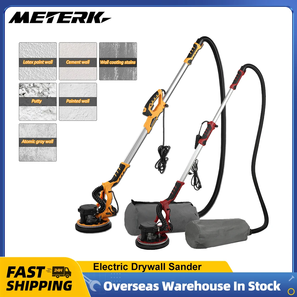 1390W Electric Drywall Sander 5 Variable Speed 8001800 RPM Wall Sander