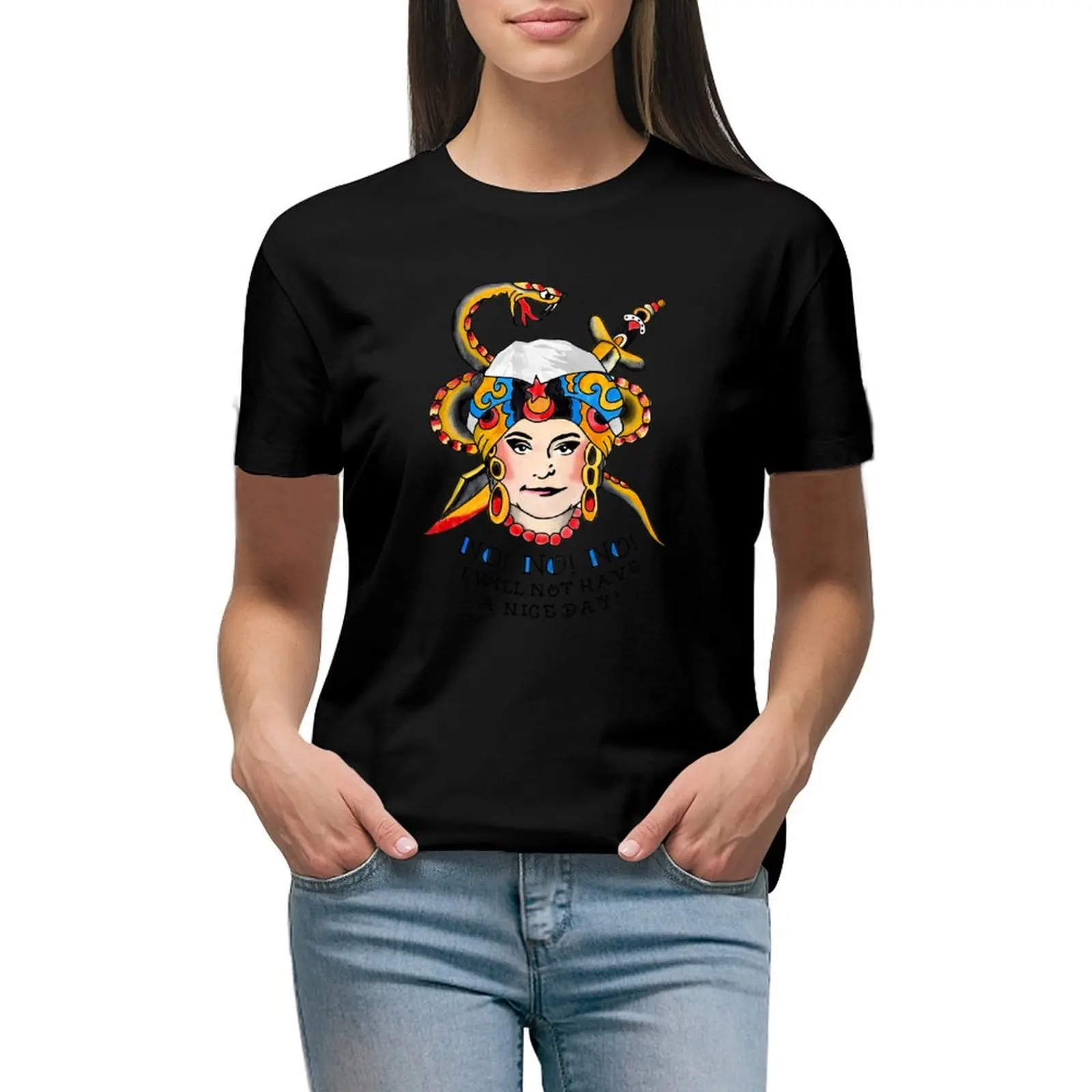 

Golden Girls Dorothy Zbornak Sailor Jerry Tattoo T-shirt tops cute clothes kawaii clothes t shirts for Women graphic