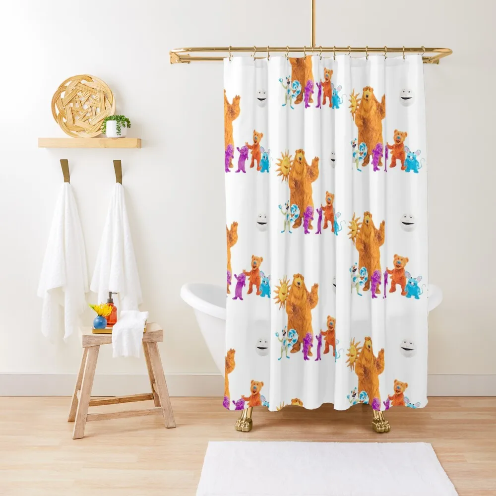 

Bear in the Big Blue House Shower Curtain Cute Shower For The Bathroom Curtain
