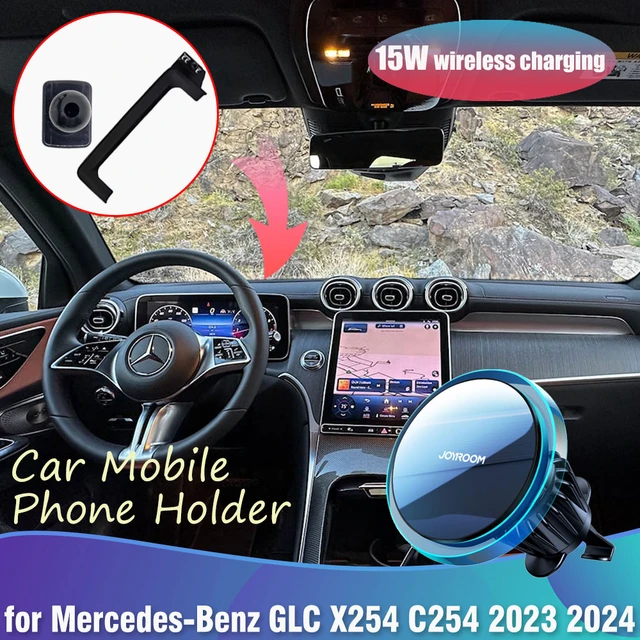 Car Phone Holder for Mercedes-Benz GLC X254 C254 400e 2023 2024