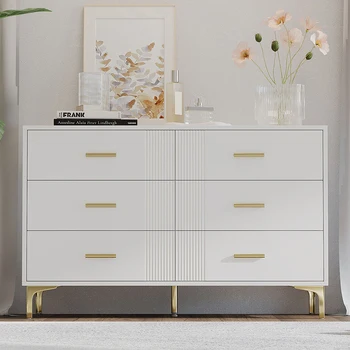 KOMHTOM chest of drawers with 6 drawers White door