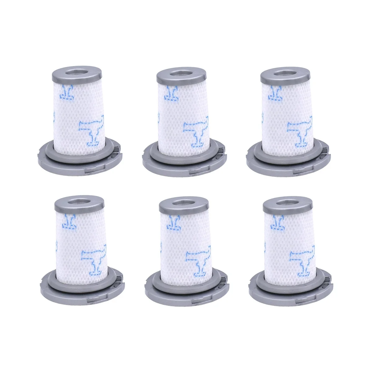 

6 шт., моющиеся фильтры HEPA для пылесосов XForce Flex 8,60