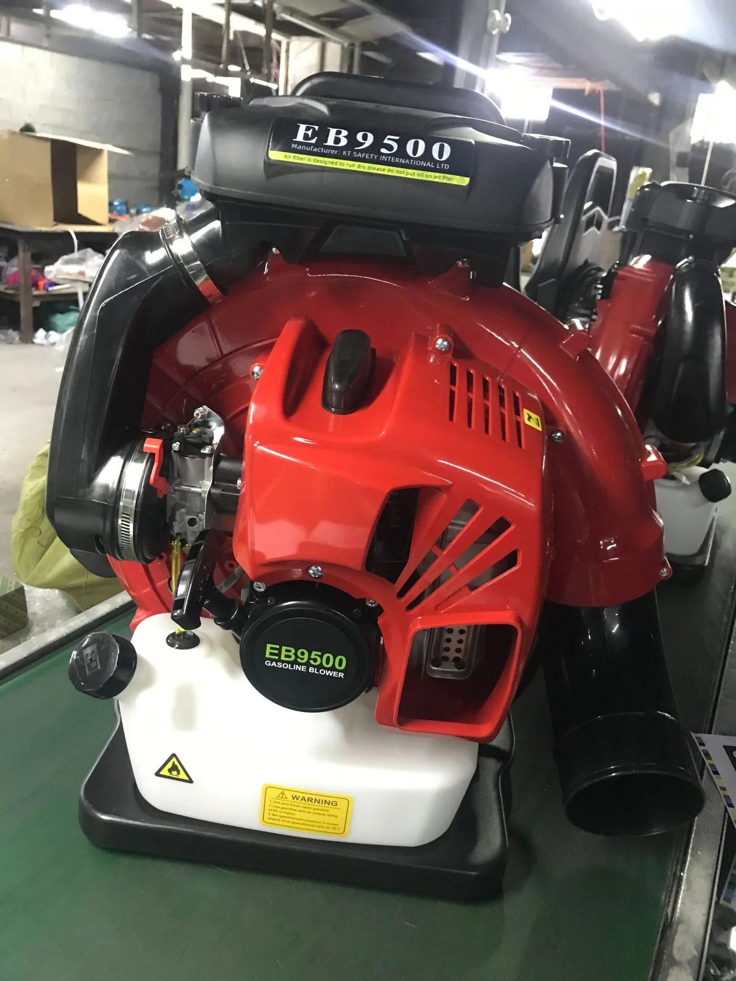 EBZ9500 Gasoline Leaf Blower 2-stroke 85CC Air Filter Snow Blower Back-Mounted High-power Fire Extinguisher 2