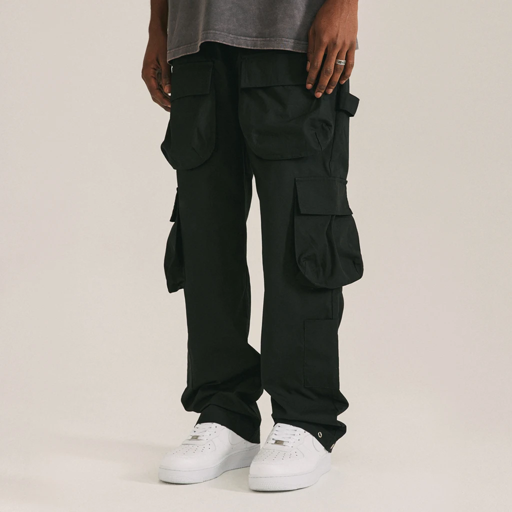 

27-46 New 2022 Men Women Clothing GD Retro Staple Structure Large Pocket Overalls Casual Pants Trousers Plus Size Costumes