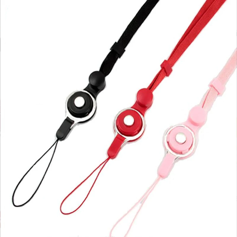 Adjustable Lanyard Strap with Detachable Phone Safety Tether