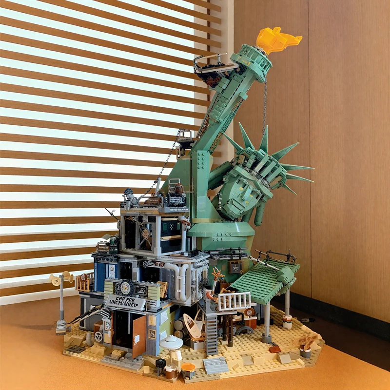 3178PCS Doomsday Castle Goddess 70840 모델 빌딩 블록과 호환 어린이 장난감 선물 Apocalypsburg에 오신 것을 환영합니다