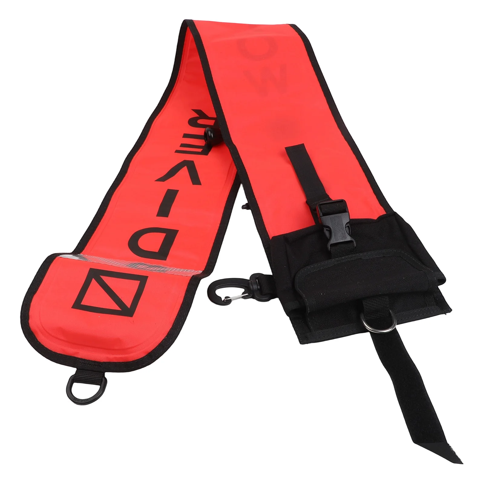 Scuba Diving SMB Marker Buoy Kit 120*15cm Three-in-one Diver Below Signal Spool Storage Bag With Snap Snorkeling Markers Parts