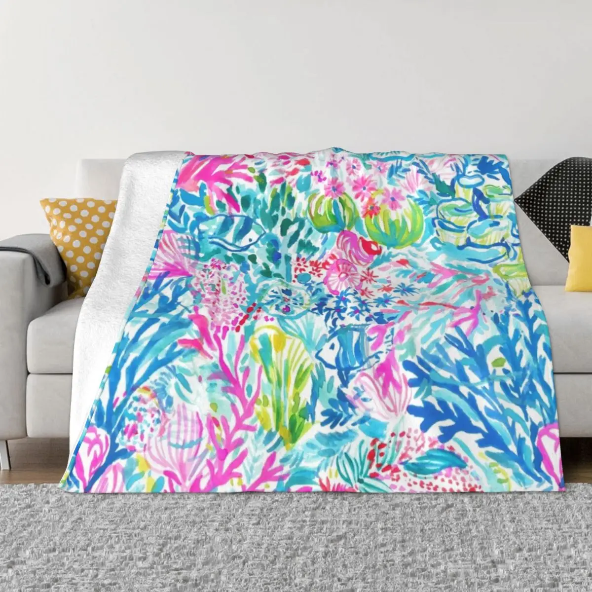 

Underwater Sea View Throw Blanket christmas decoration Loose Blankets