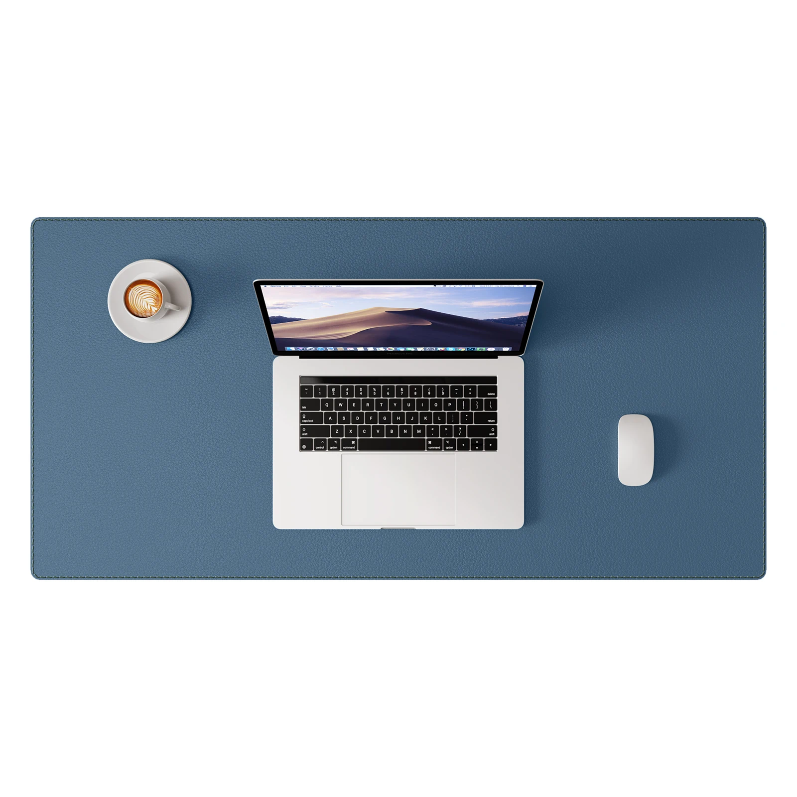 Premium PU Leather Desk Blotter: Non-Slip, Stitched Edges, Multi-Functional Desk Pad for Home, Office, or School