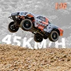 HBX RC Cars 3100A Short Box Truck Toy 4WD 1:16 Full Scale Brushless Off Road Vehicle Gyroscope RC Remote Control Car Toy Gift 2