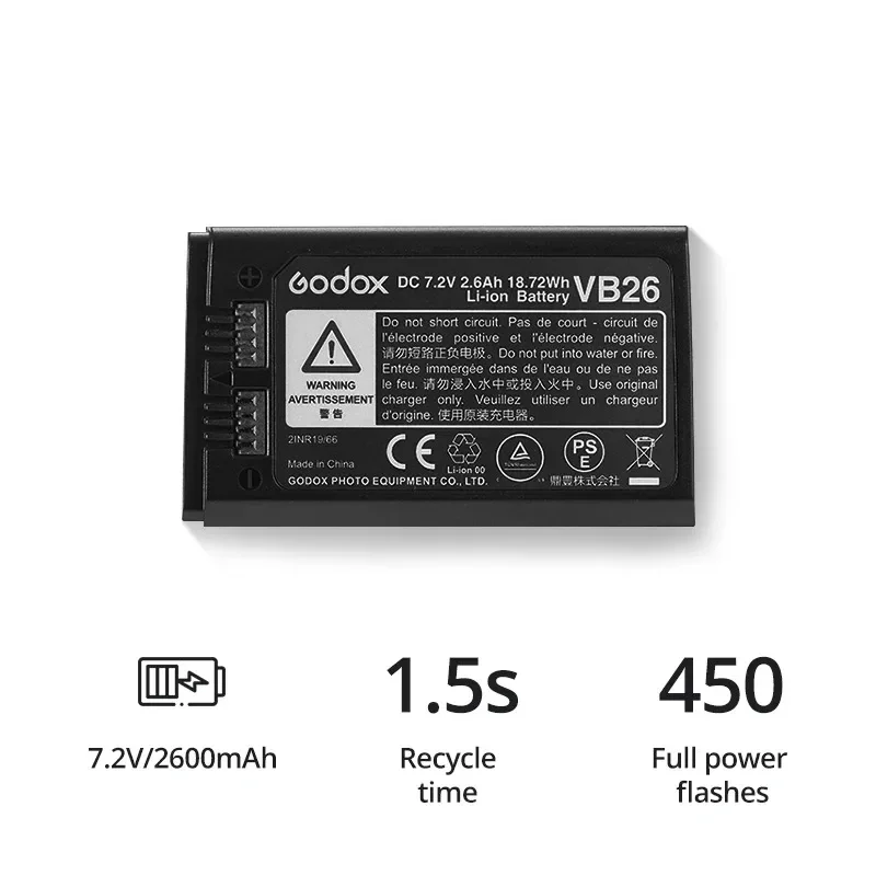 Godox V860III TTL HSS 2.4G Speedlite V860IIIC V860IIIN V860IIIS Camera Flash for Canon Sony Nikon Fujifilm Olympus V860 III 4