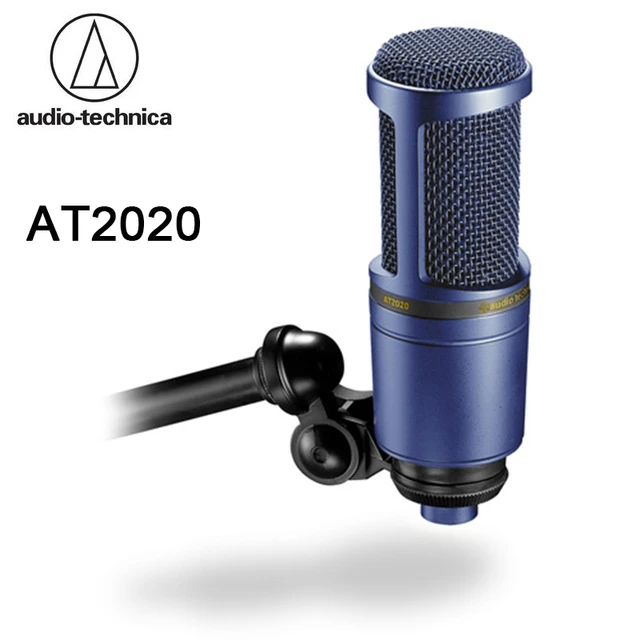 100% Original Audio Technica AT2020TYO Wired Cardioid Condenser Microphone  blue limited edition - AliExpress