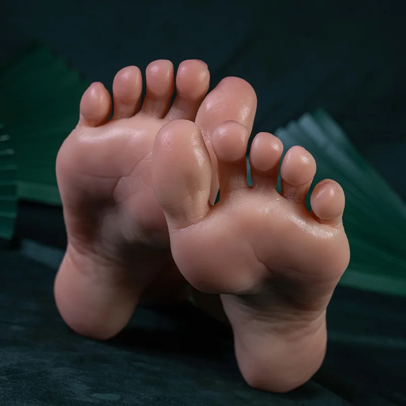 con pies de silicona para mujer, Juguetes sexuales realistas, fetiche de pies, herramientas exhibición, Artificial - AliExpress