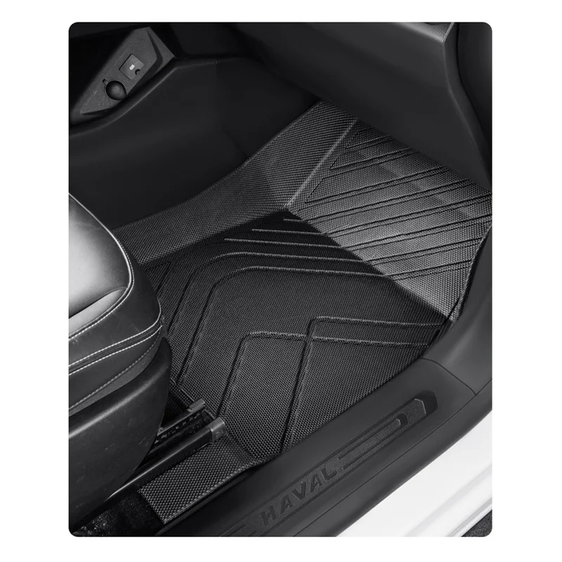 TPE Car Floor Mats Auto Interior Waterproof Foot Carpet Accessories for Haval H6 Hybrid Edition