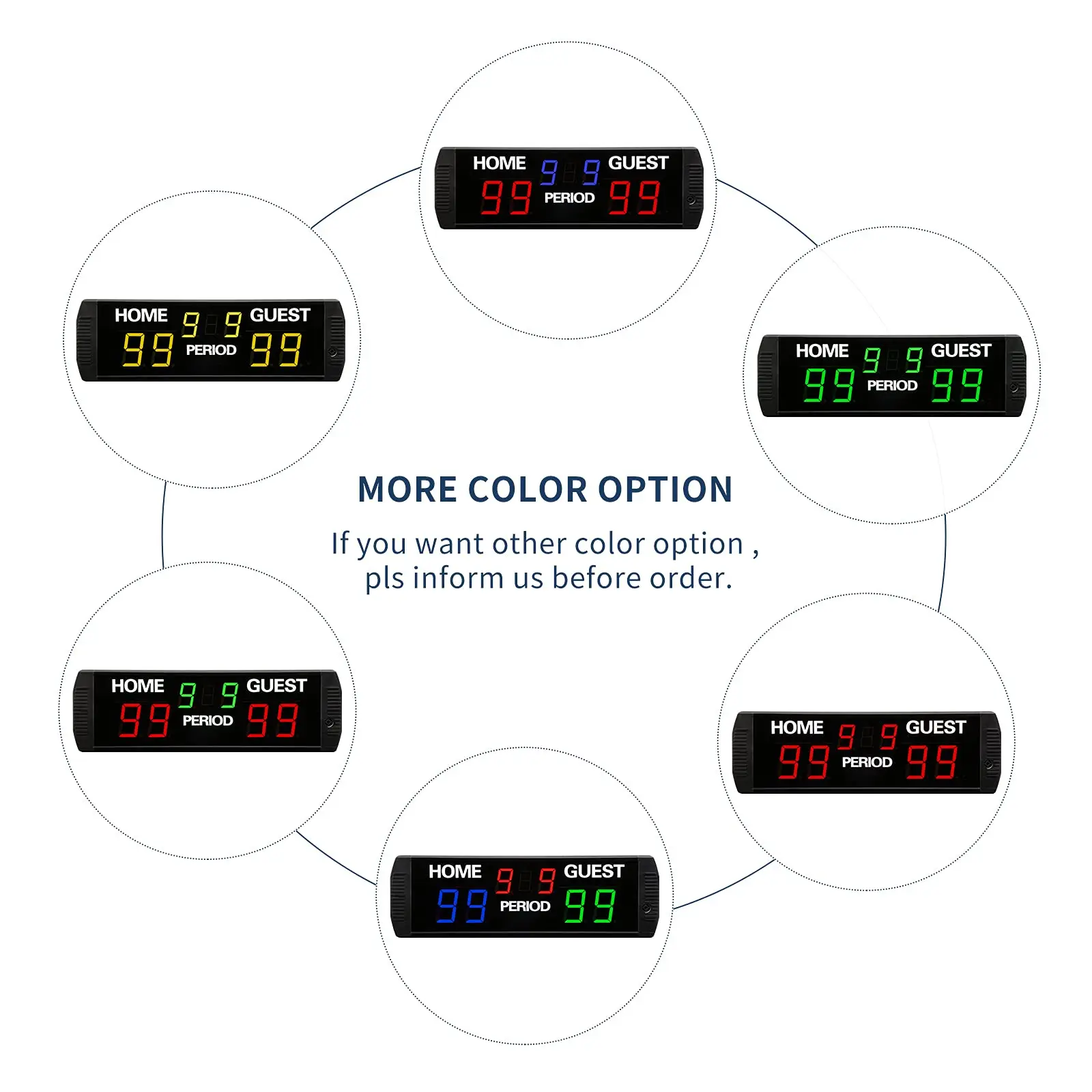 Ganxin Remote or APP Control LED Scoring Display Electronic Digital Basketball Tennis Scoreboard for Balls Sports Training Board