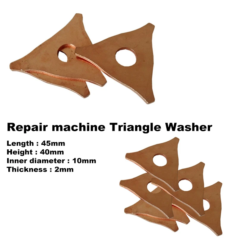 20/30Pcs Car Pulling Pads Washer Kit Copper Plated Steel Consumables Accessories High Quality Suitable For Spotter Welder