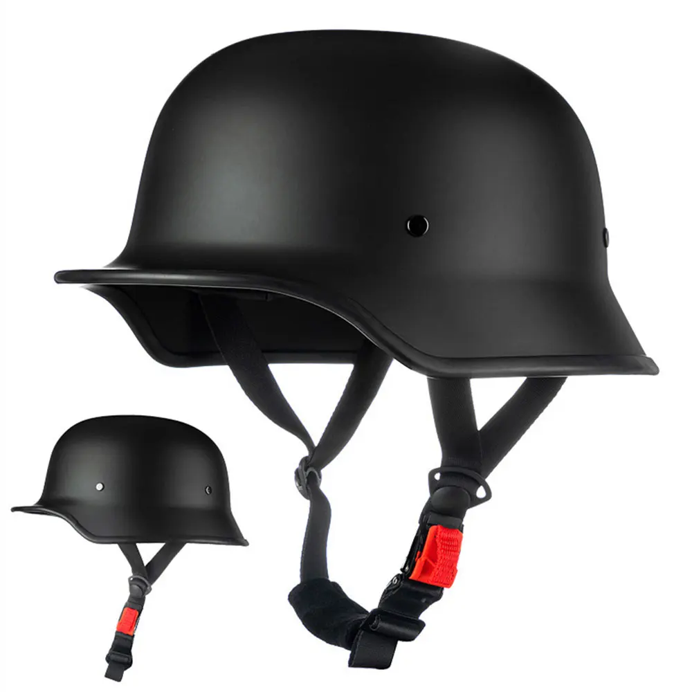 

Retro Motorcycle Helmet German Style Casco Moto Men Motorbike Riding Helmet Breathable Half Helmet Capacete De Moto Masculino