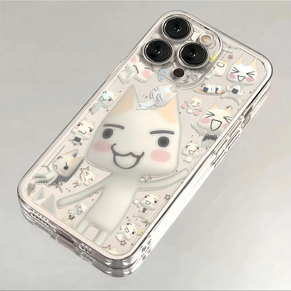 Adorable Toro Inoue Cat Clear TPU Phone Case