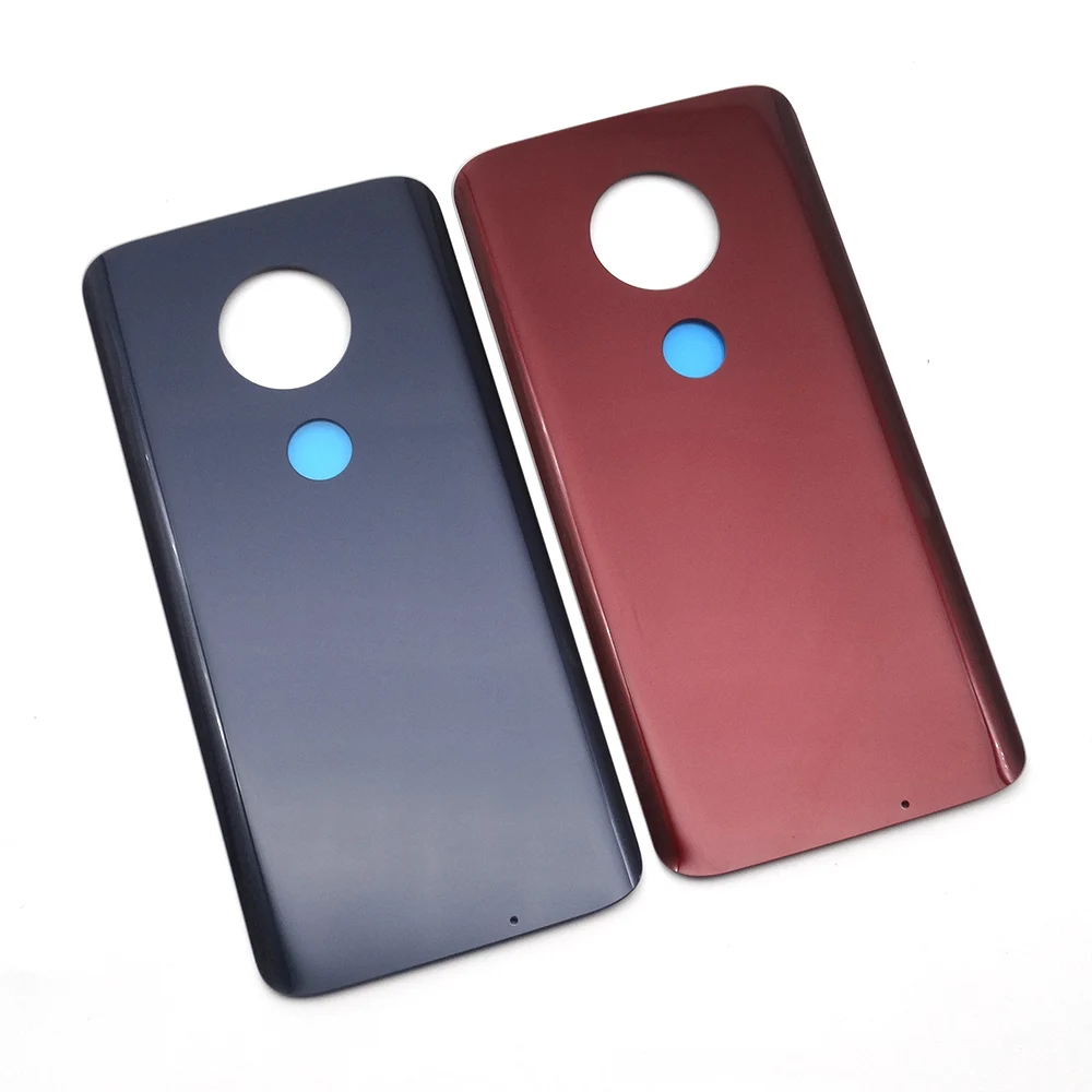 Enhanced Back Glass Battery Cover Rear Door Housing Panel for Motorola Moto G7 Plus
