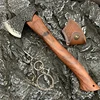 Chopping firewood artifact, home camping, mountain cutting, wood cutting hand axe, hand forged axe, high hardness, multifunction 4