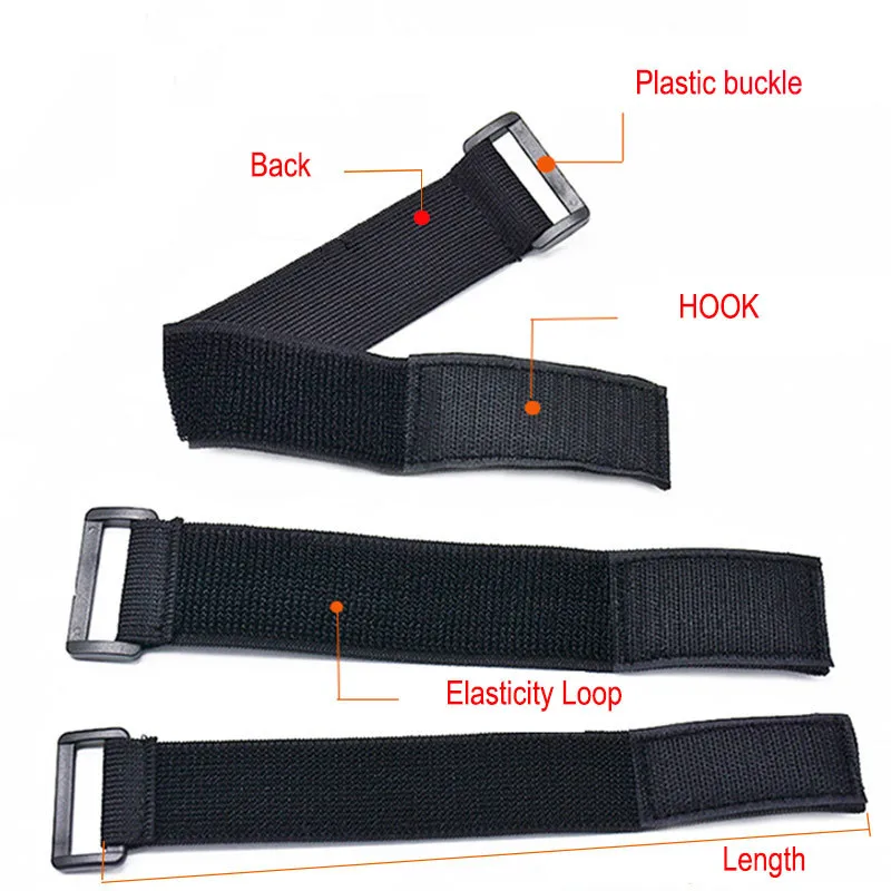 New 20pcs/lot 3.8cm*30cm releasable cable tie nylon strap with buckle  Hook&Loop magic Tape with buckle freeshipping