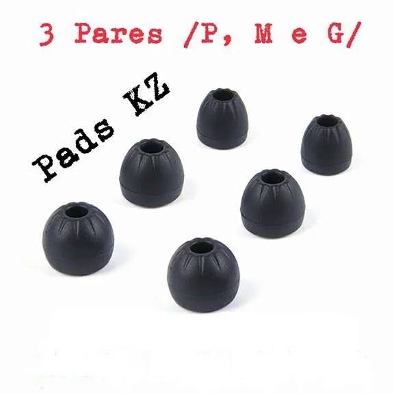 Rubber Rubber Pads Earphone Kit 3 Pads P M G Kz