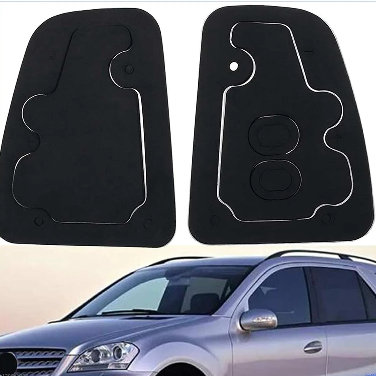 Car Rear Brake Light Gasket Tail Light Gasket for Mercedes-Benz ML W164 2005-2011 A1648261691 A1648261591
