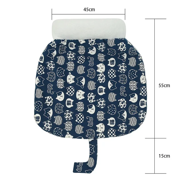 Cat Plush Sleeping Bag Winter Pet Warm Hiding House Soft Thickened Drilling Nest For Kitten Puppy 3