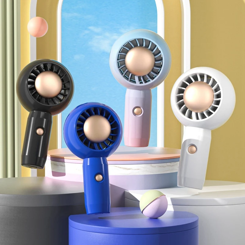 Mini Handheld Fan USB Charging Personal Cooling Fan Turbo Portable Aromatherapy Bladeless For Travel Home Office