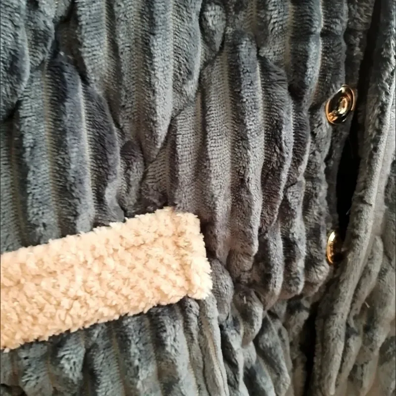 2024 New Men's Teenagers' Winter Cotton Pajamas Coral Velvet Three-layer Thickened Plush Loungewear Cotton Flannel Homewear Set