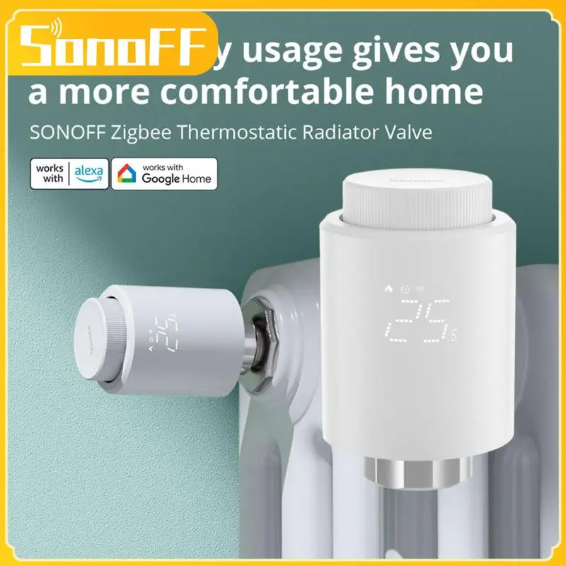 

6PCS SONOFF Trvzb Zigbee Thermostatische Radiator Ventiel Smart Home Froest Protection Remote Group Control Via Ewelink Alexa