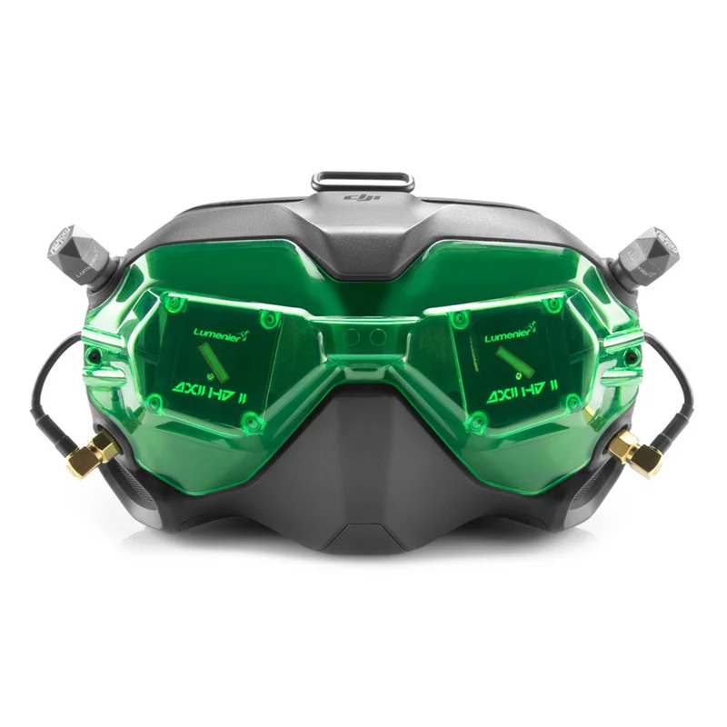 DJI GOGGLES V1(技適あり) + LUMENIER AXII HD Lumenier AXII HD 2 5.8GHz Patch Visor Antennas for DJI FPV
