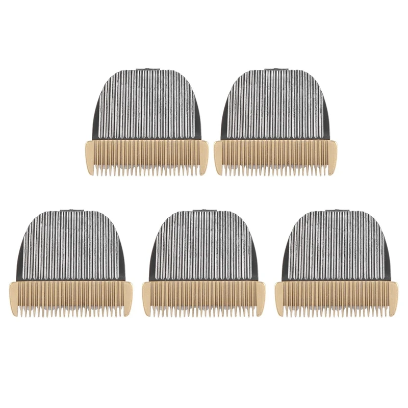 

5X Grooming Ceramic Cutter Head Razor Blade 40Mm 24 Teeth For Animal Clipper Trimmer