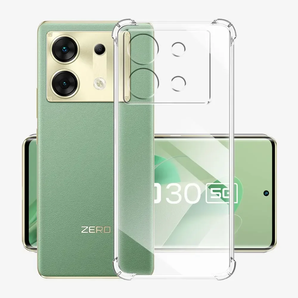 Infinix Zero 30 5G 실리콘 케이스, 부드러운 충격 방지 후면 커버, 투명 휴대폰 케이스, Zero 30 Funda Coque