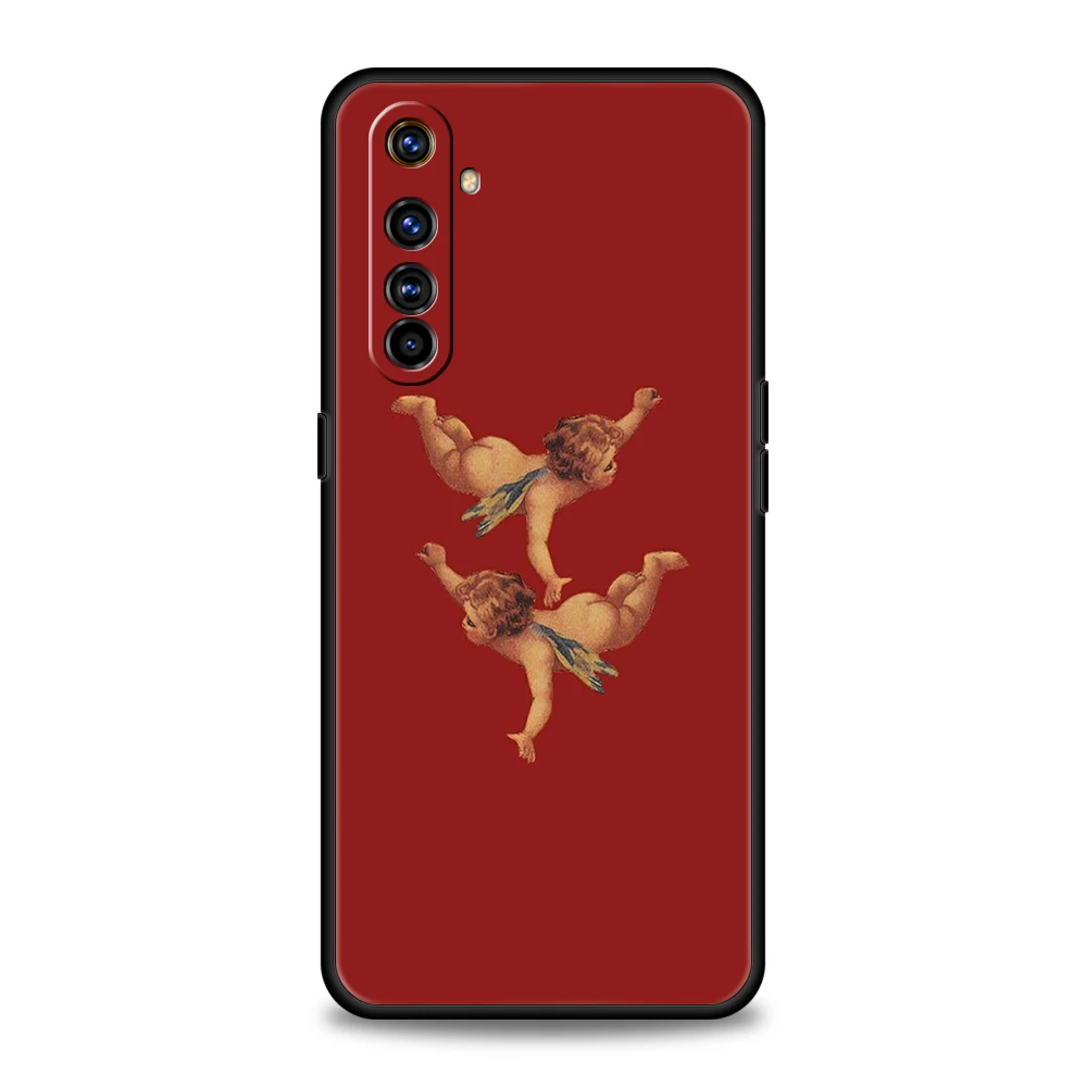 Vintage Cupid Angel Design Soft TPU Phone Case