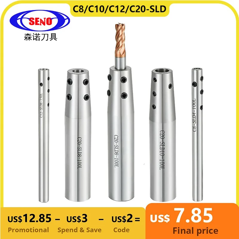 SENO Side Fixed Extension Rod C8 C10 C12 C16 C20 SLD SLD3 SLD4 SLD6 SLD8 Side Fixed SLD Small Diameter Cutter Bar Extension Rod