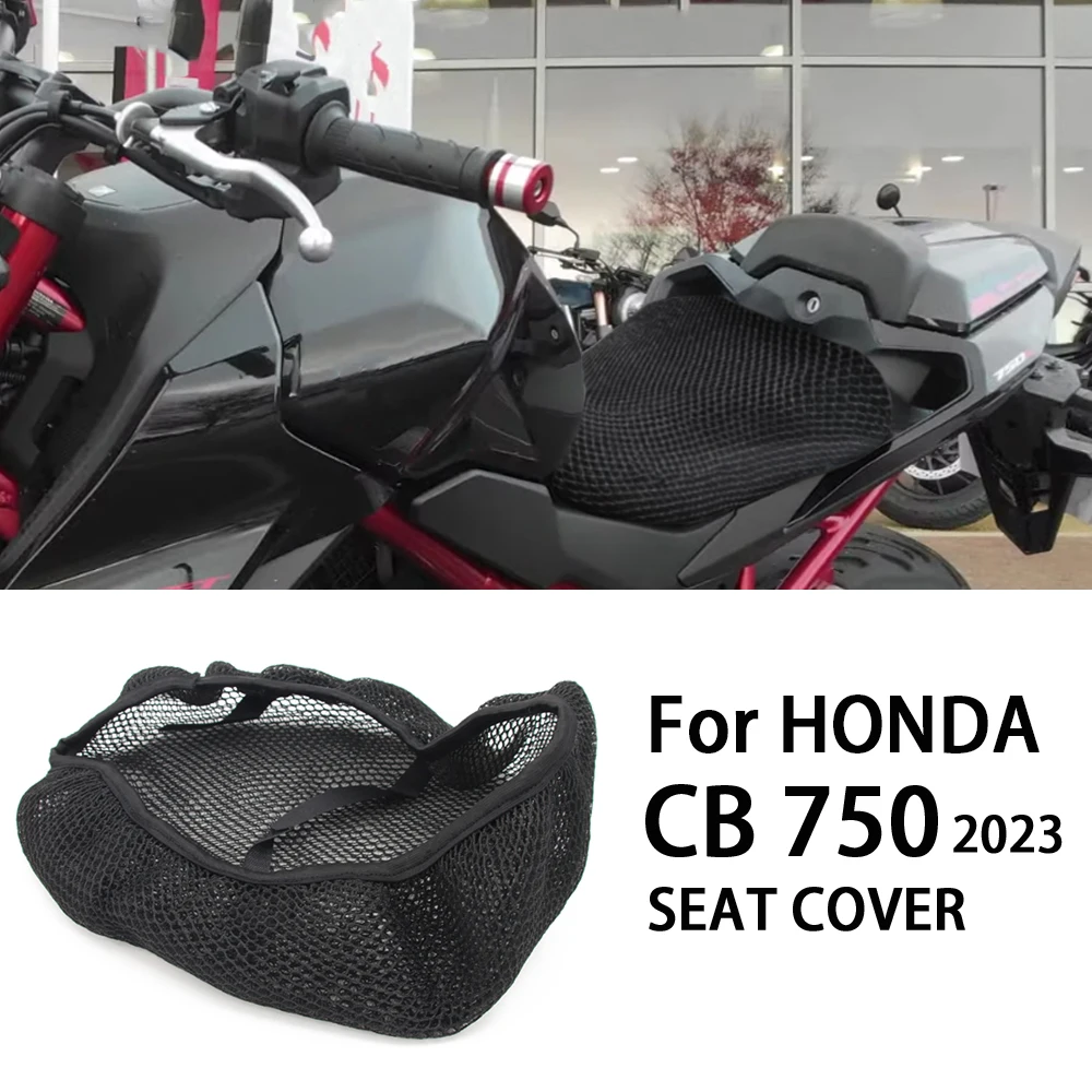 

For Honda CB 750 Accessories Motorcycle Seat Cover Hornet CB750 Hornet 2023 New 3D Honeycomb Mesh Seat Cushion Protector