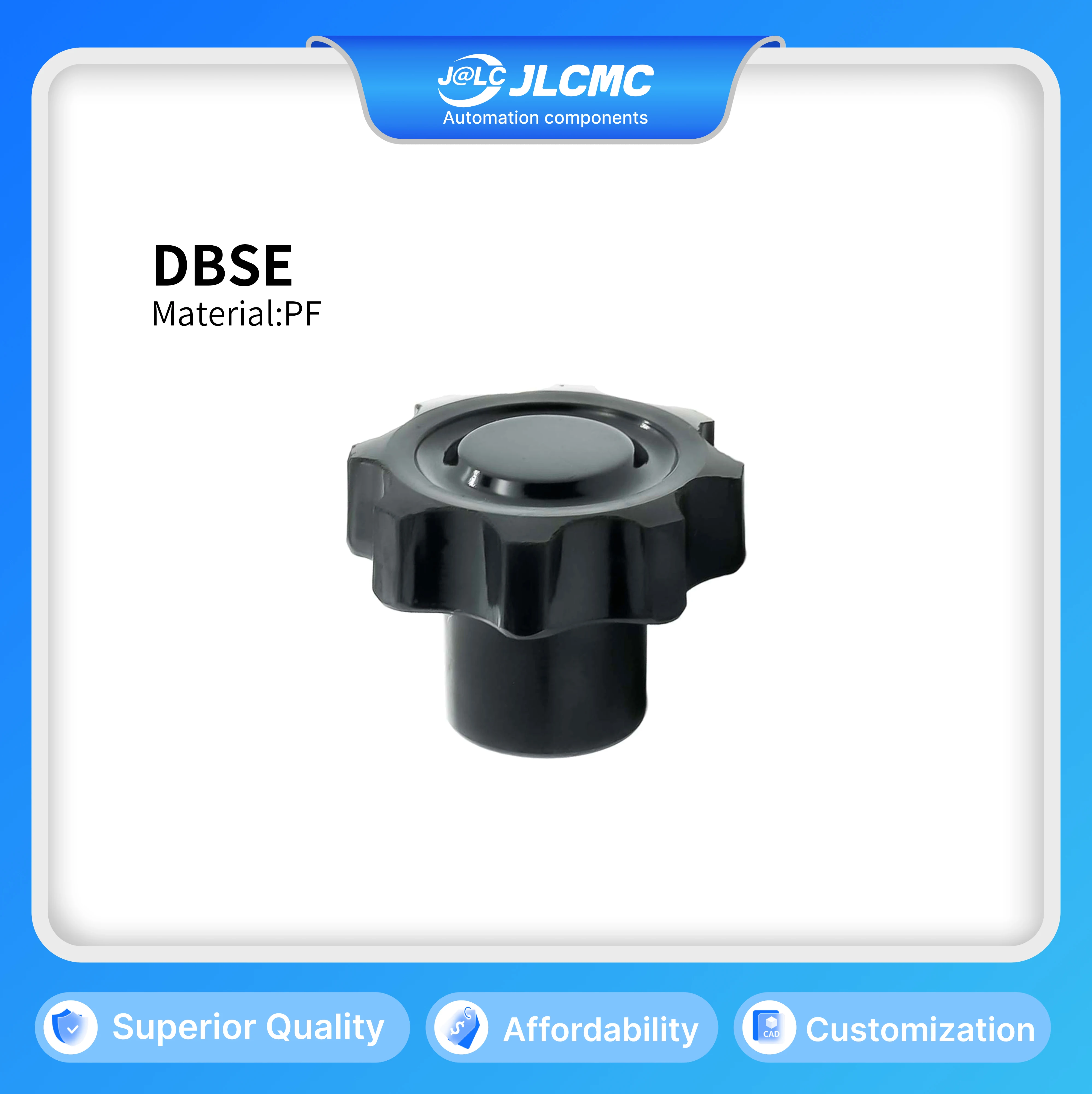 Handle Octagonal Anti-Static PF Brass Nominal Diameter(M) 6mm 8mm 10mm 12mm DBSE 1 PCS anti static handles