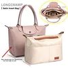 Bag Organizer Inner Liner Accessory For Longchamp LE PLIAGE Handbags Expand Space Anti-Collapse Satin Fabric Insert Pocket 1