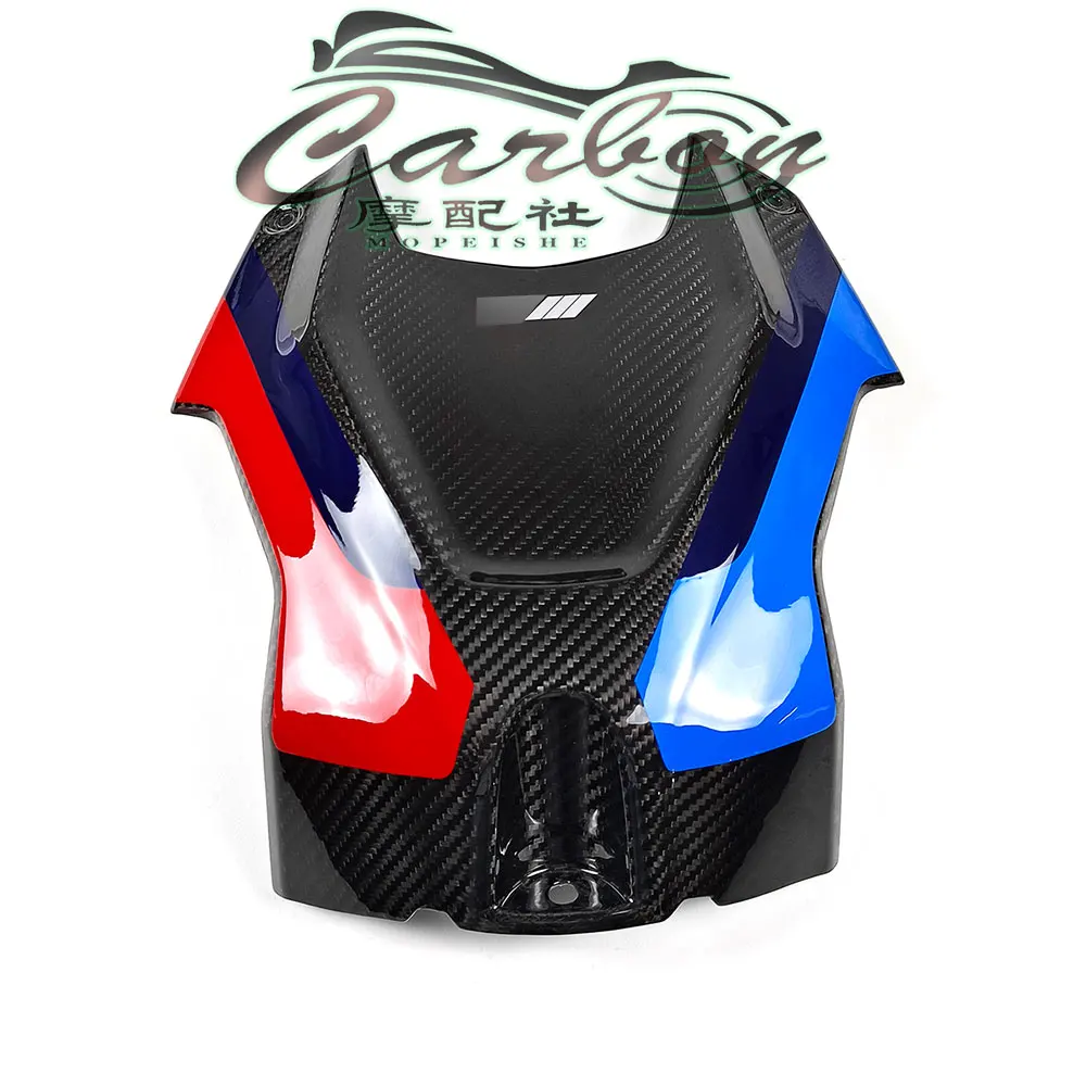 BMW M S1000RR S1000R 2019 2020 2021 22 23 24 25 2026 오토바이 쉘 카본 브레이징 개조 연료 탱크 전면 커버