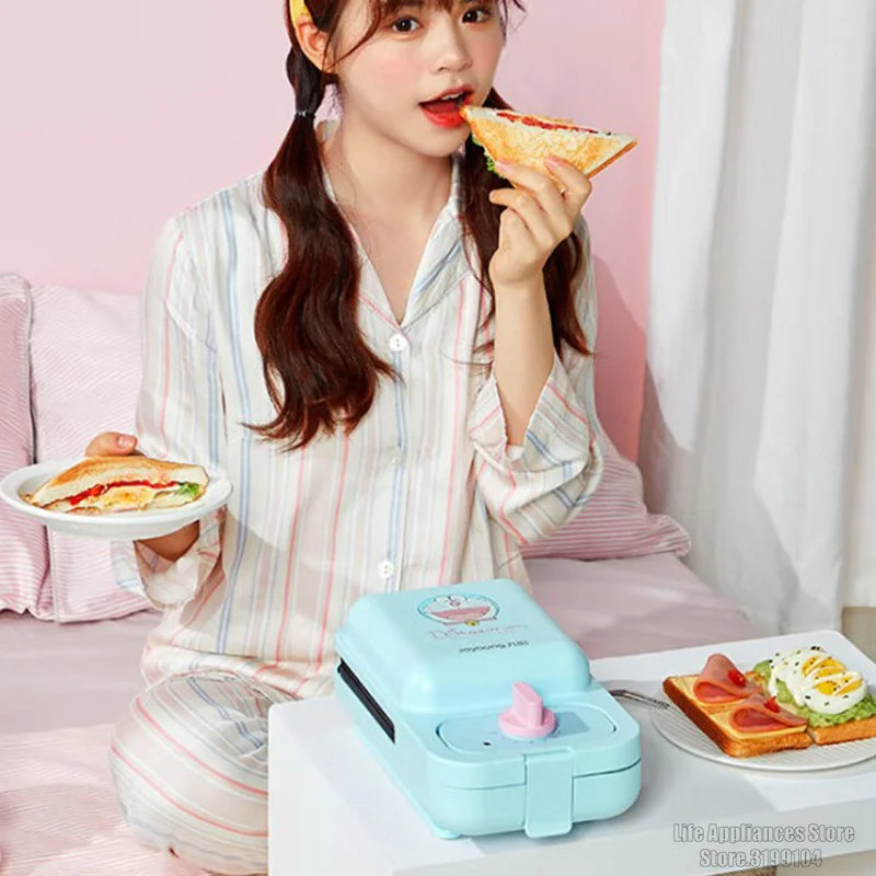 Joyoung Breakfast Sandwich Maker 600w Double Side Heating Timing Bread Toast Toaster Breakfast Machine 6